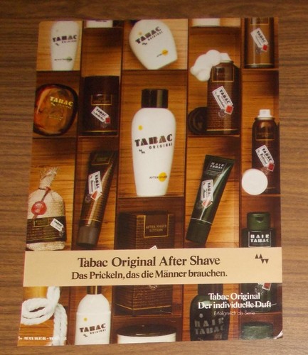 Seltene werbung tabac original - werbung,